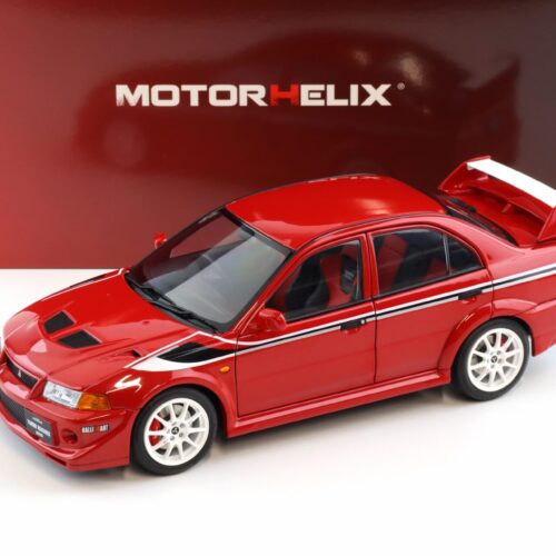 1:18 Motorhelix Mitsubishi Lancer Evolution VI (6.5) GSR T.M.E Passion red M84302