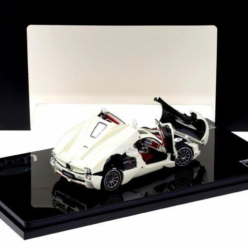 1:43 LCD Models Pagani Utopia Coupe white/ light gold LCD43012-WH