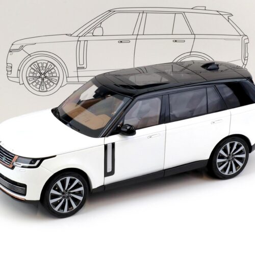 1:18 LCD Models Land Rover Range Rover SV SERENITY white/ black roof 2022 LCD18017-BW