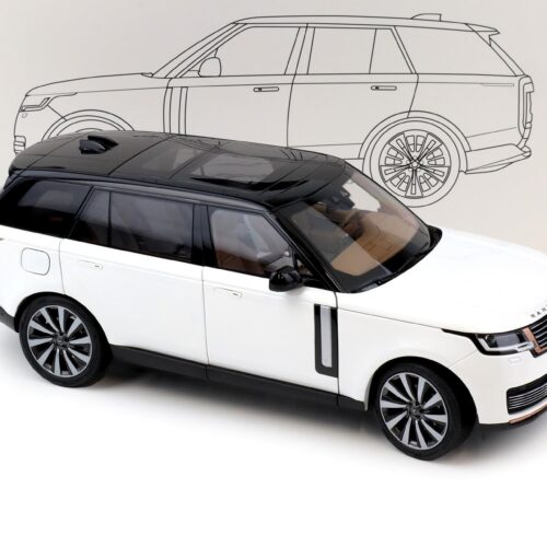 1:18 LCD Models Land Rover Range Rover SV SERENITY white/ black roof 2022 LCD18017-BW
