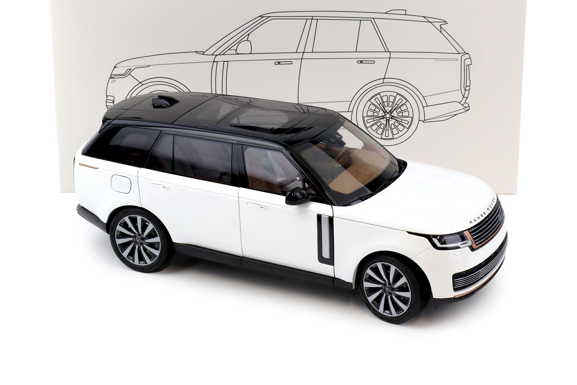 1:18 LCD Models Land Rover Range Rover SV SERENITY white/ black roof 2022 LCD18017-BW