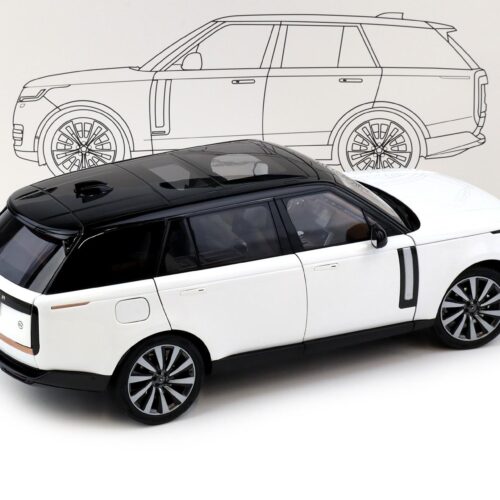 1:18 LCD Models Land Rover Range Rover SV SERENITY white/ black roof 2022 LCD18017-BW