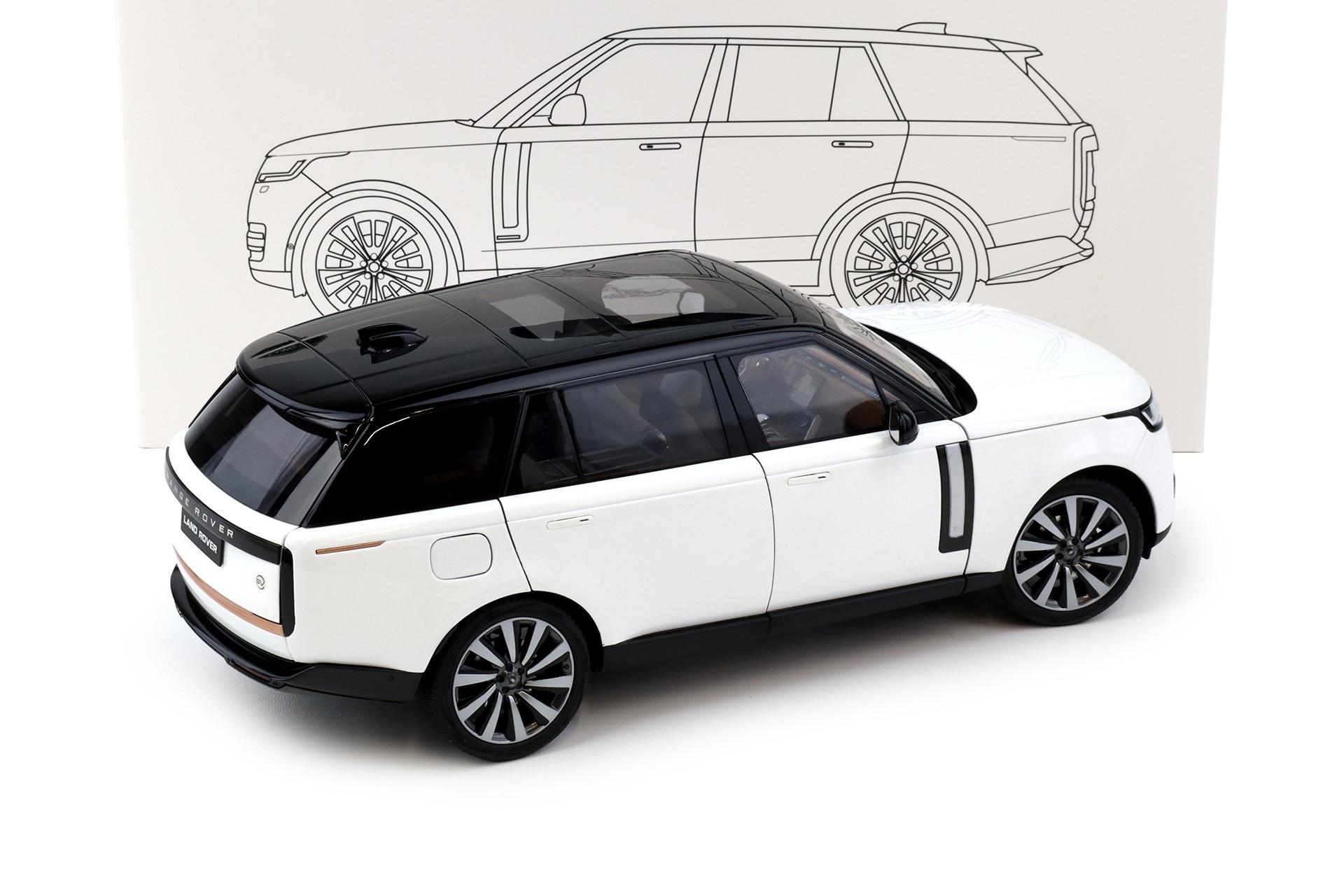 1:18 LCD Models Land Rover Range Rover SV SERENITY white/ black roof 2022 LCD18017-BW