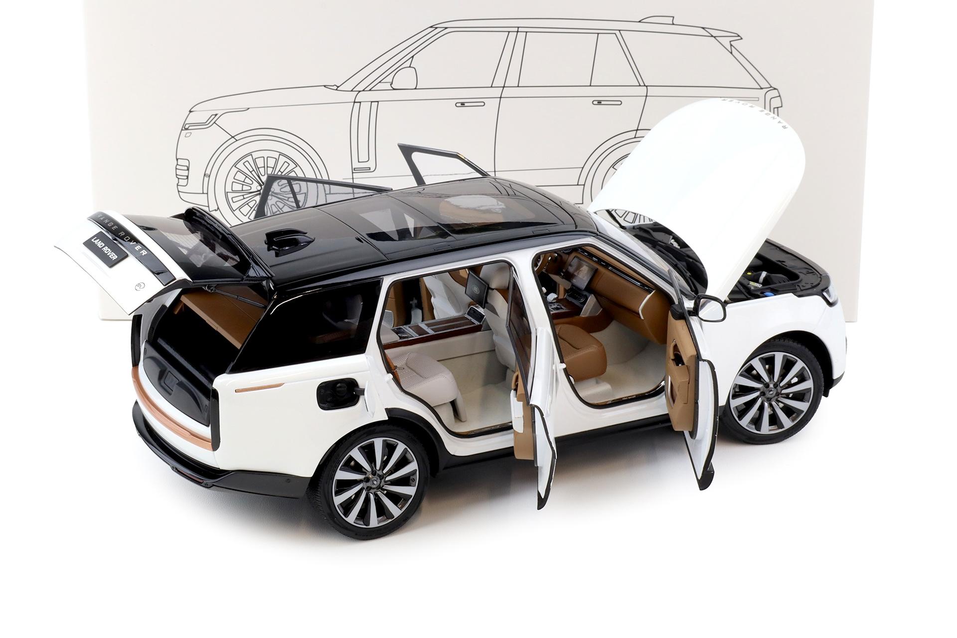 1:18 LCD Models Land Rover Range Rover SV SERENITY white/ black roof 2022 LCD18017-BW