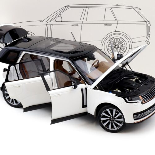 1:18 LCD Models Land Rover Range Rover SV SERENITY white/ black roof 2022 LCD18017-BW