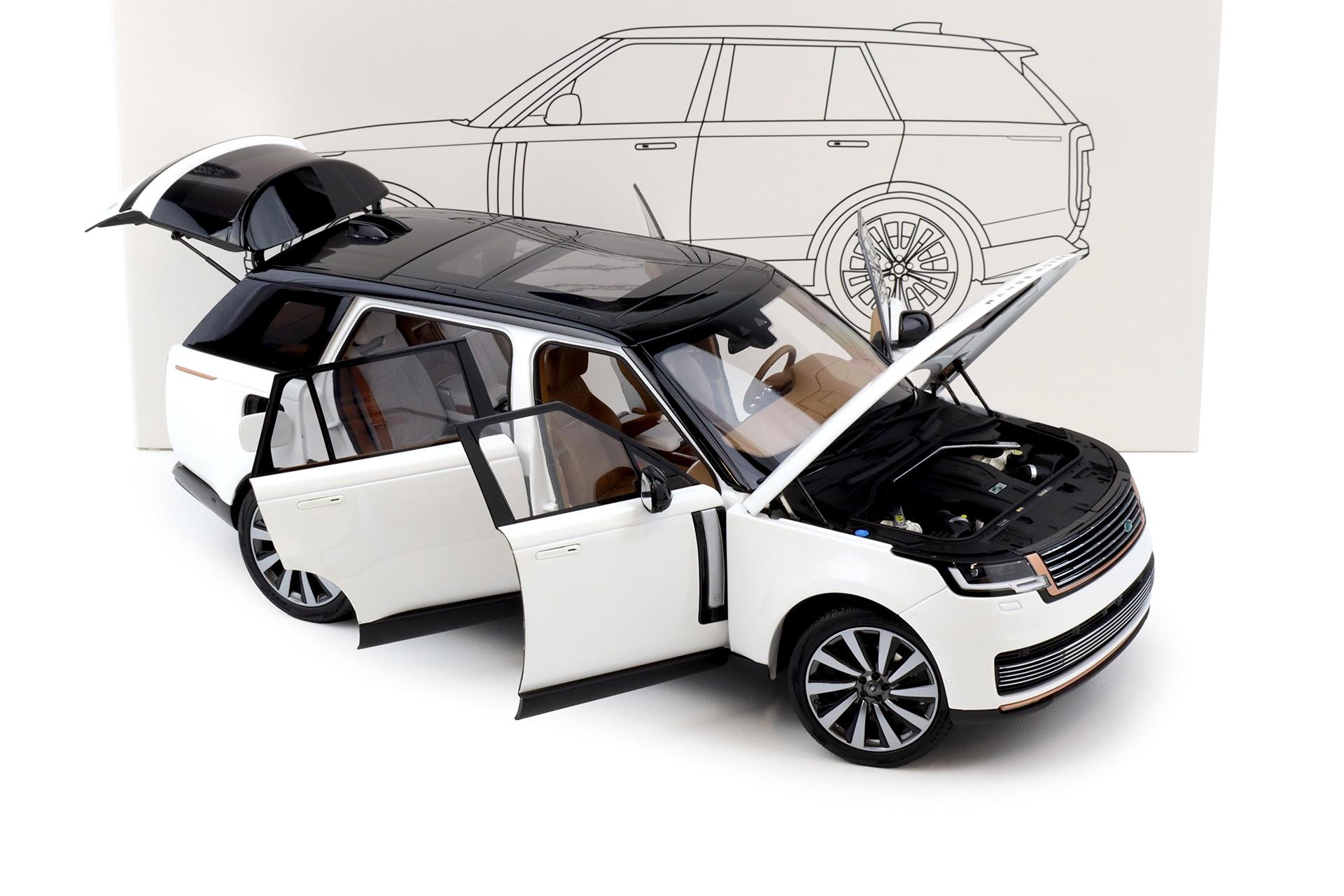 1:18 LCD Models Land Rover Range Rover SV SERENITY white/ black roof 2022 LCD18017-BW