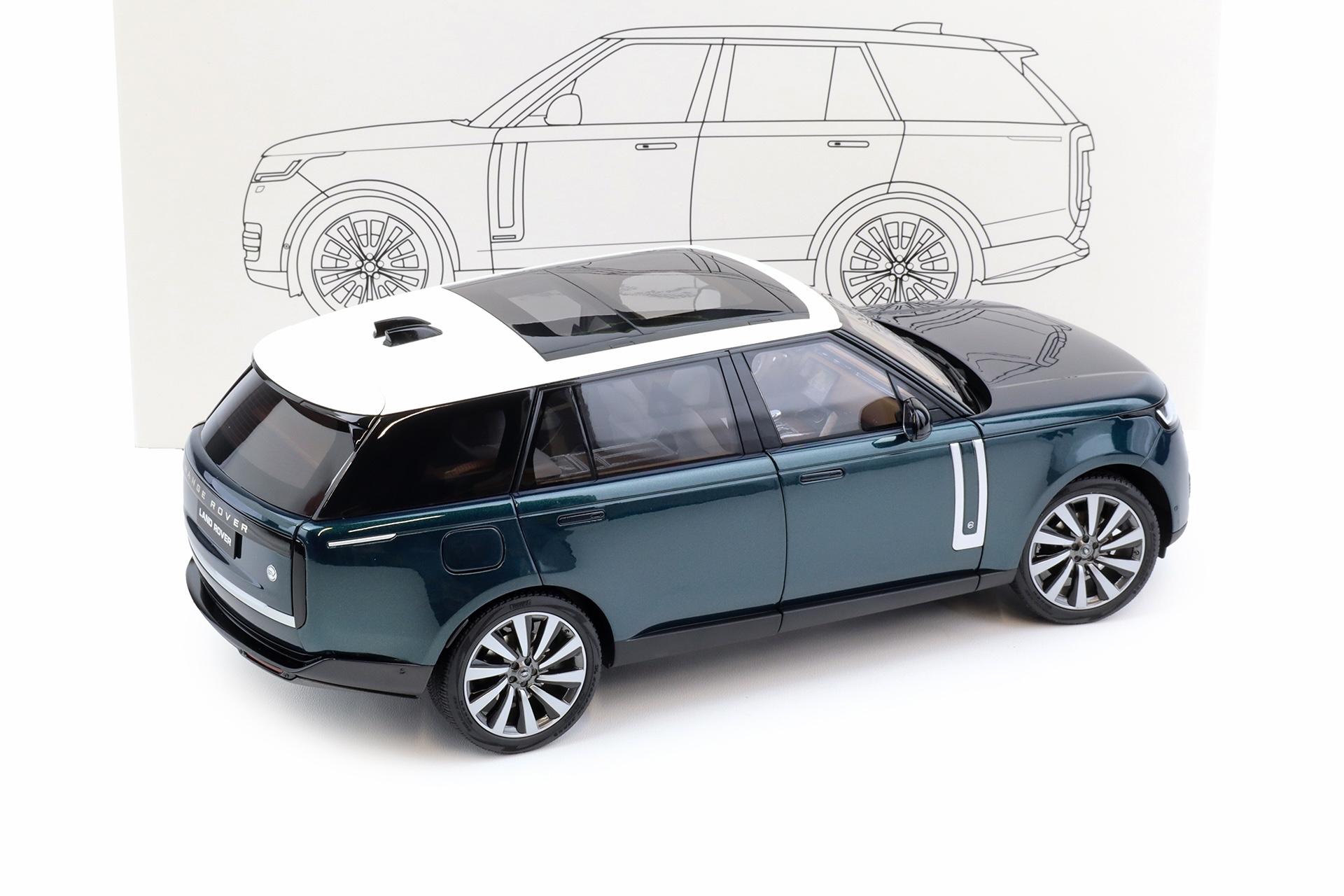 1:18 LCD Models Land Rover Range Rover SV SERENITY green/ white roof 2022 LCD18017-GW