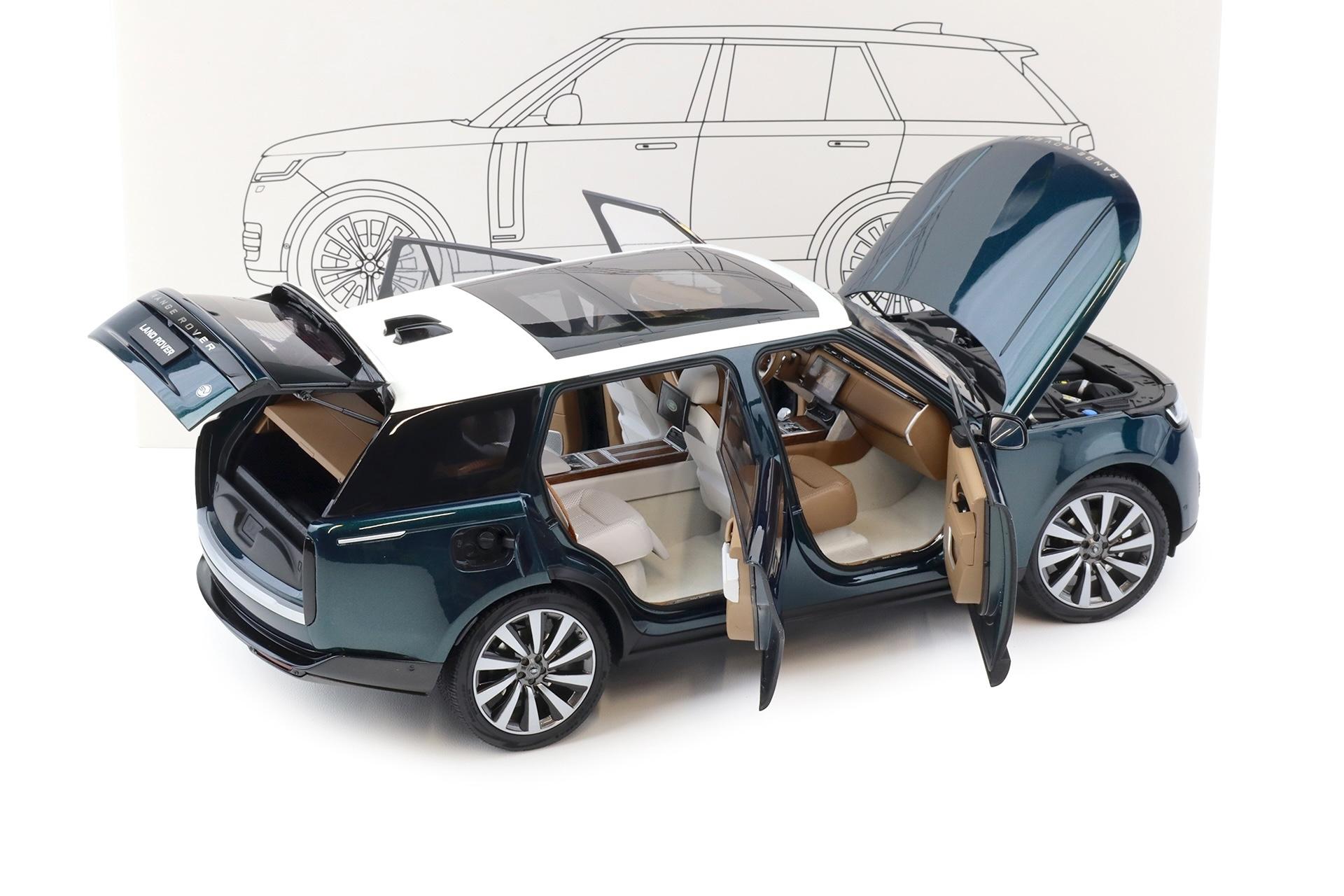 1:18 LCD Models Land Rover Range Rover SV SERENITY green/ white roof 2022 LCD18017-GW