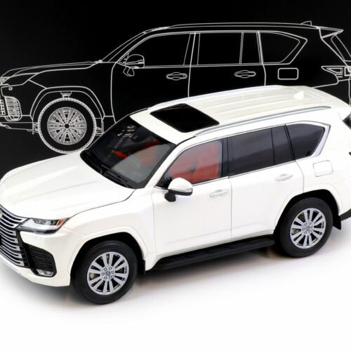 1:18 LCD Models Lexus LX600 SUV 2024 white LCD18021-WH
