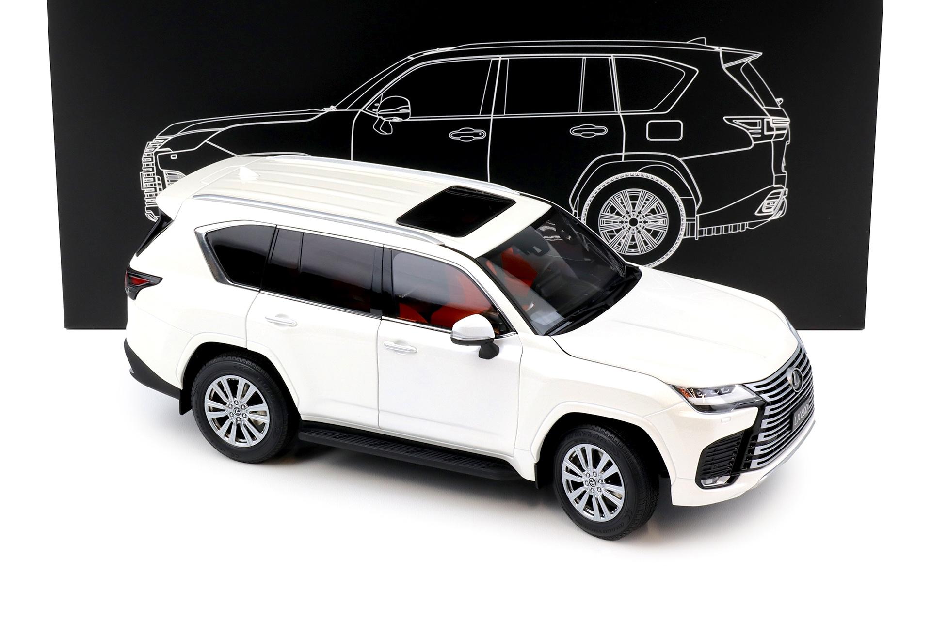1:18 LCD Models Lexus LX600 SUV 2024 white LCD18021-WH