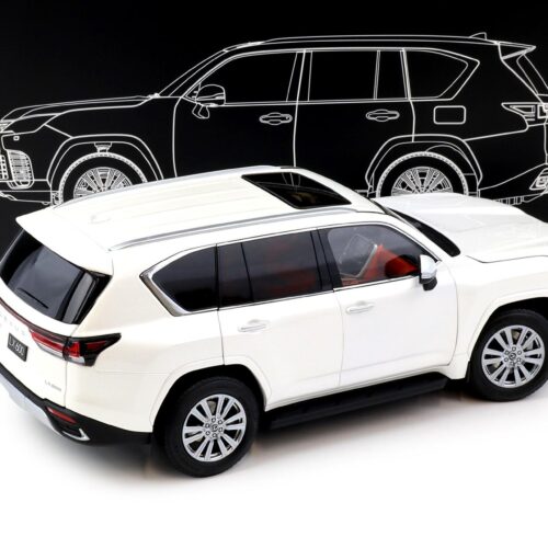 1:18 LCD Models Lexus LX600 SUV 2024 white LCD18021-WH
