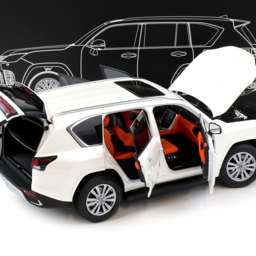 1:18 LCD Models Lexus LX600 SUV 2024 white LCD18021-WH