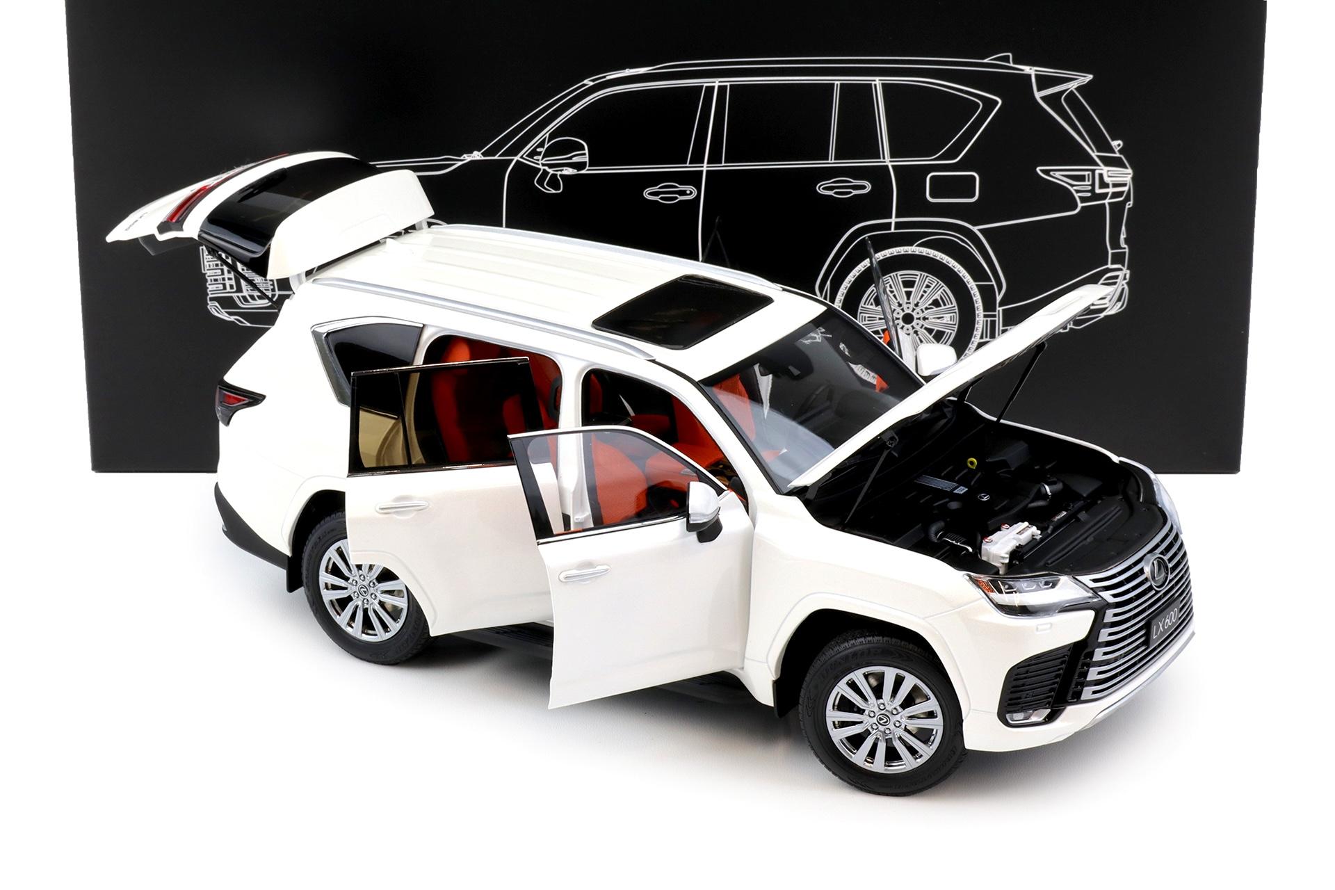1:18 LCD Models Lexus LX600 SUV 2024 white LCD18021-WH