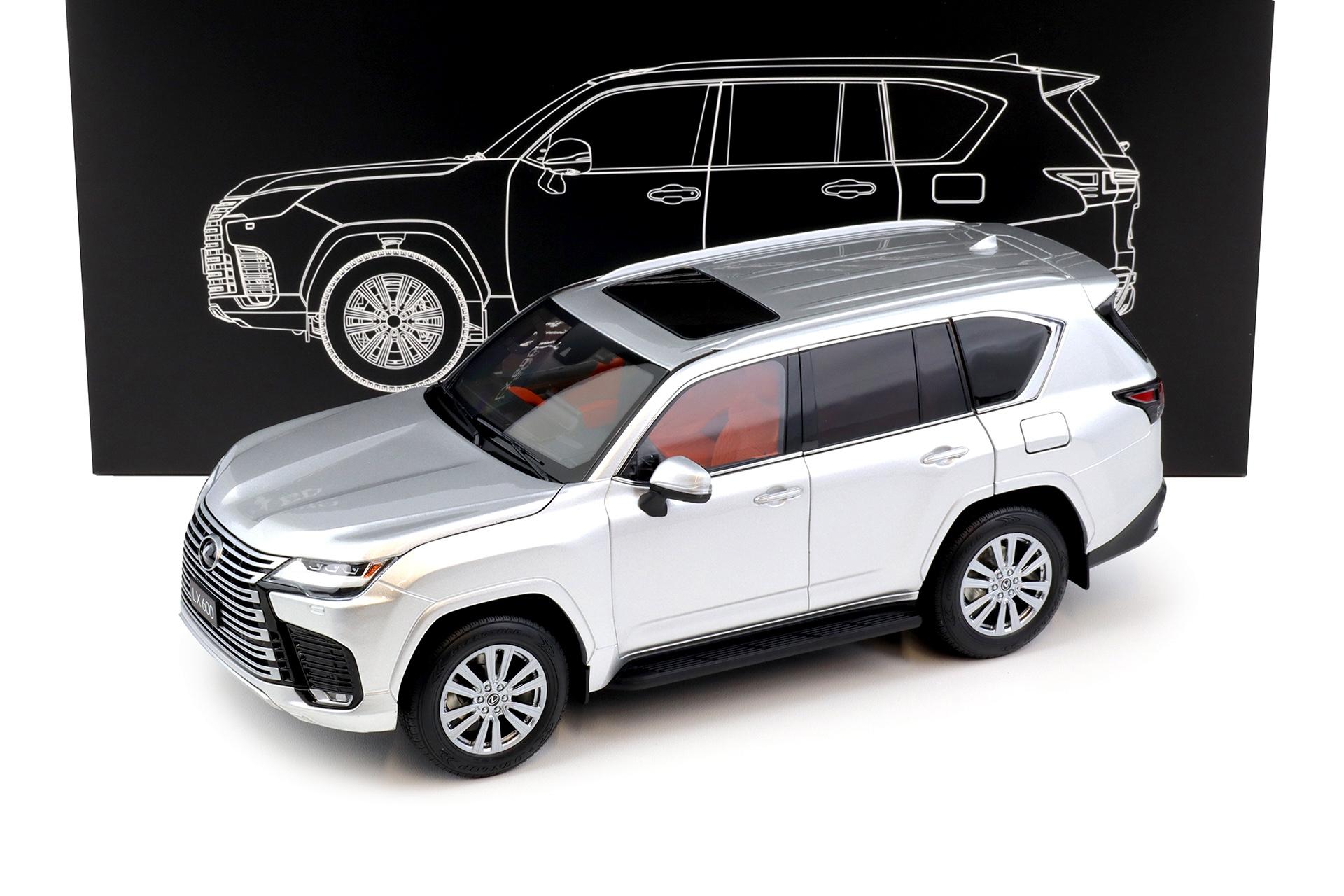 1:18 LCD Models Lexus LX600 SUV 2024 silver metallic LCD18021-SI