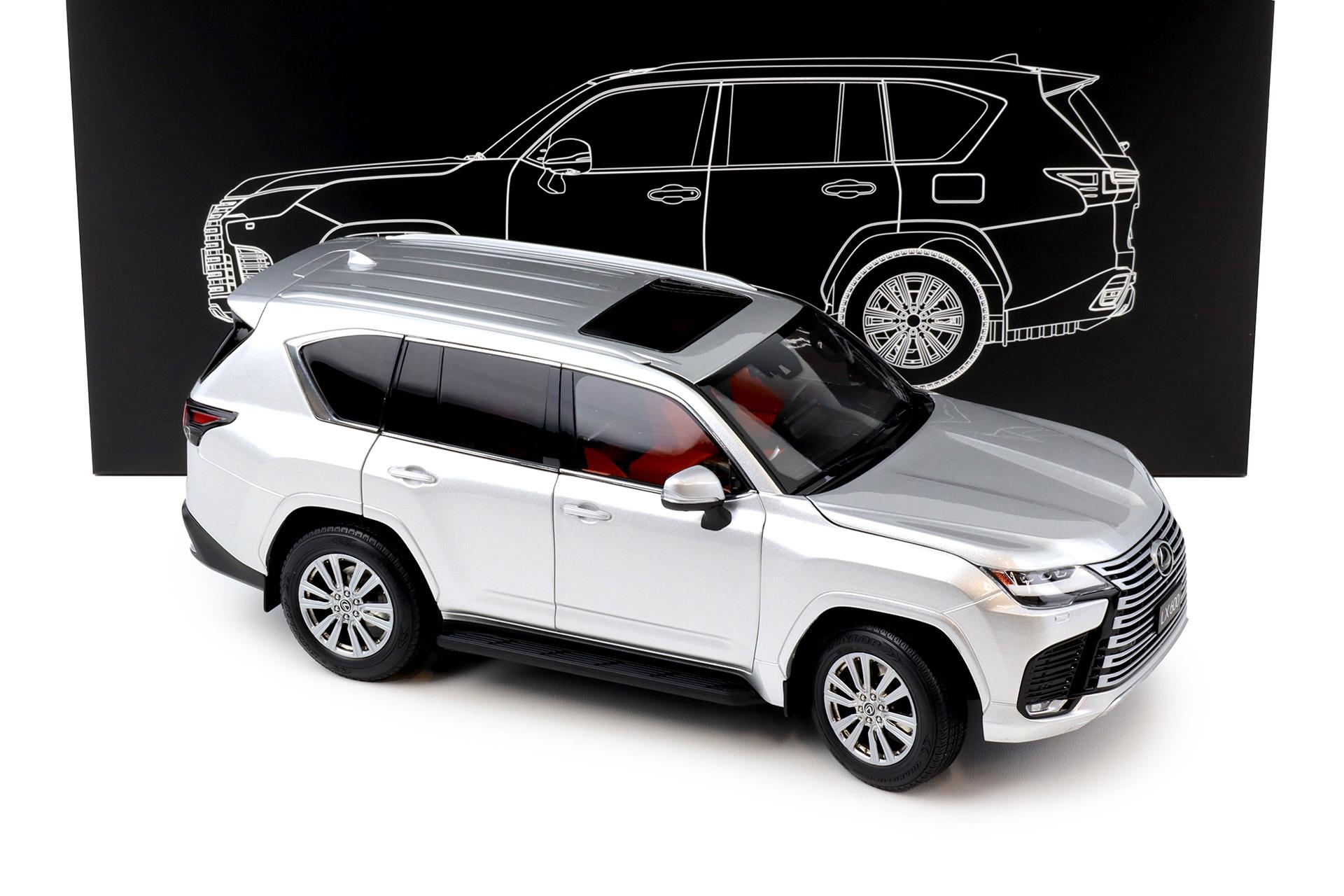 1:18 LCD Models Lexus LX600 SUV 2024 silver metallic LCD18021-SI