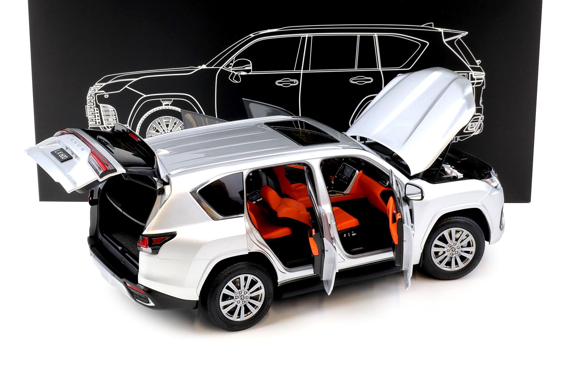 1:18 LCD Models Lexus LX600 SUV 2024 silver metallic LCD18021-SI