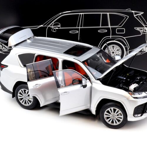 1:18 LCD Models Lexus LX600 SUV 2024 silver metallic LCD18021-SI