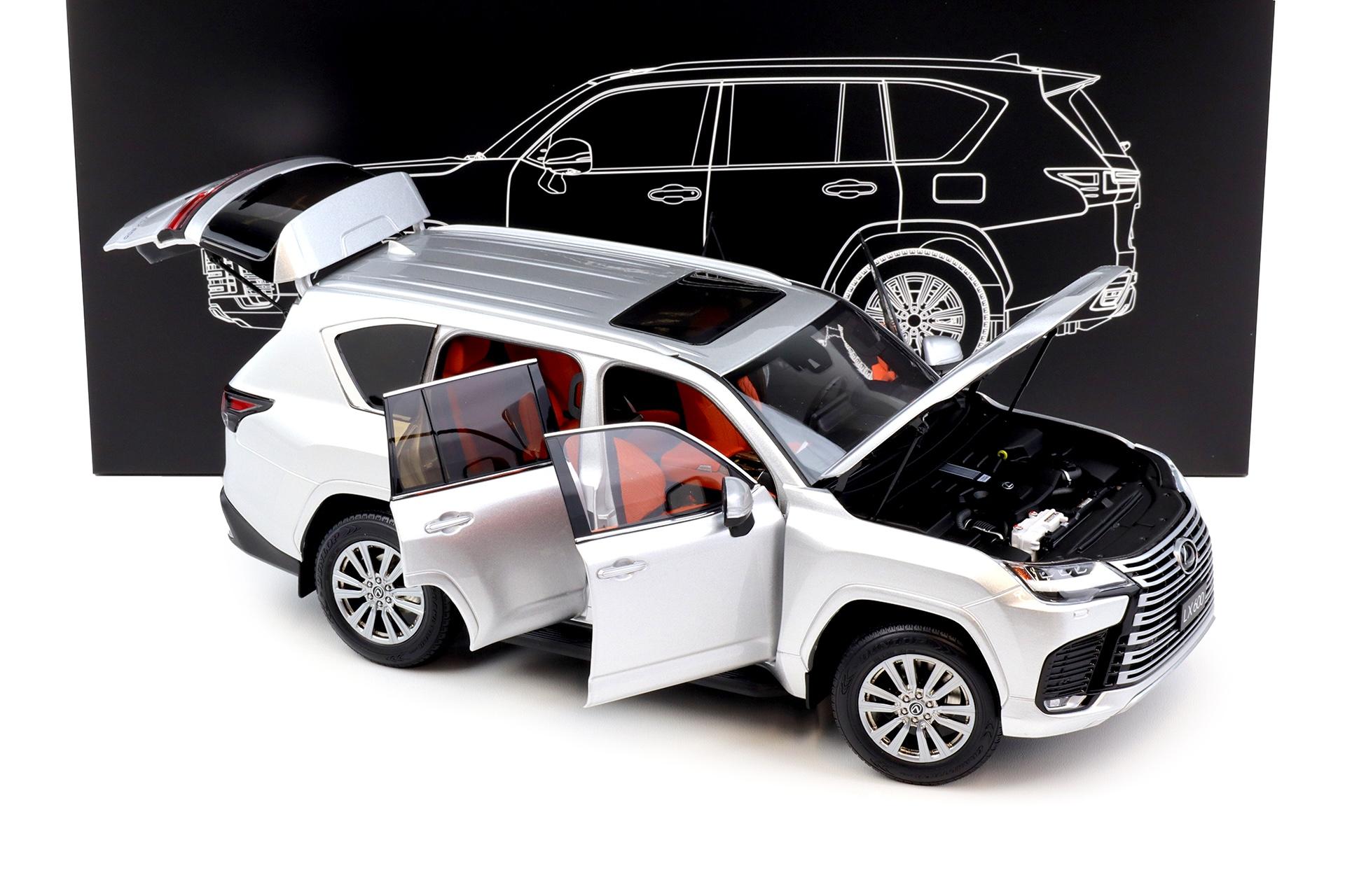 1:18 LCD Models Lexus LX600 SUV 2024 silver metallic LCD18021-SI