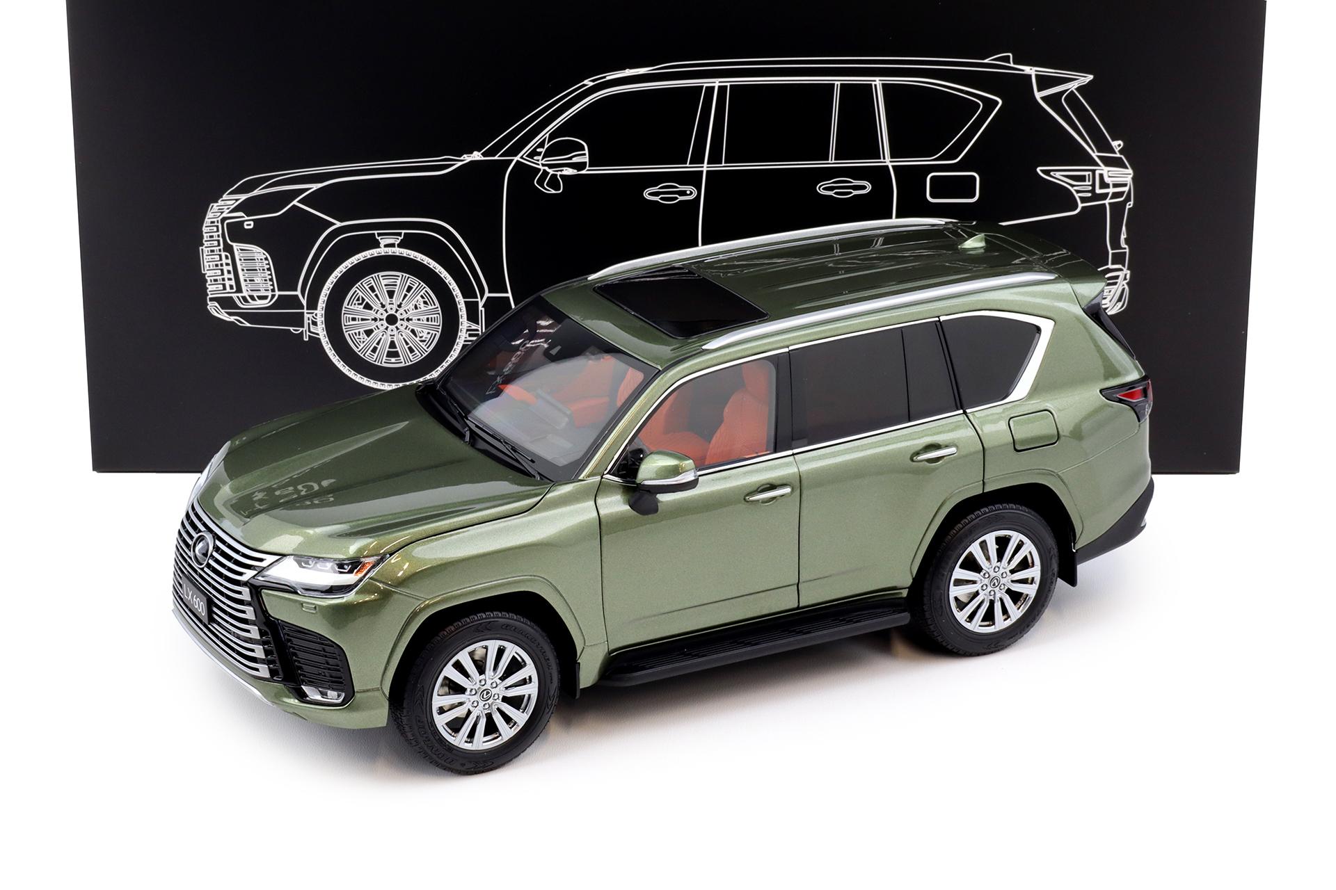 1:18 LCD Models Lexus LX600 SUV 2024 Nori green metallic LCD18021-NG