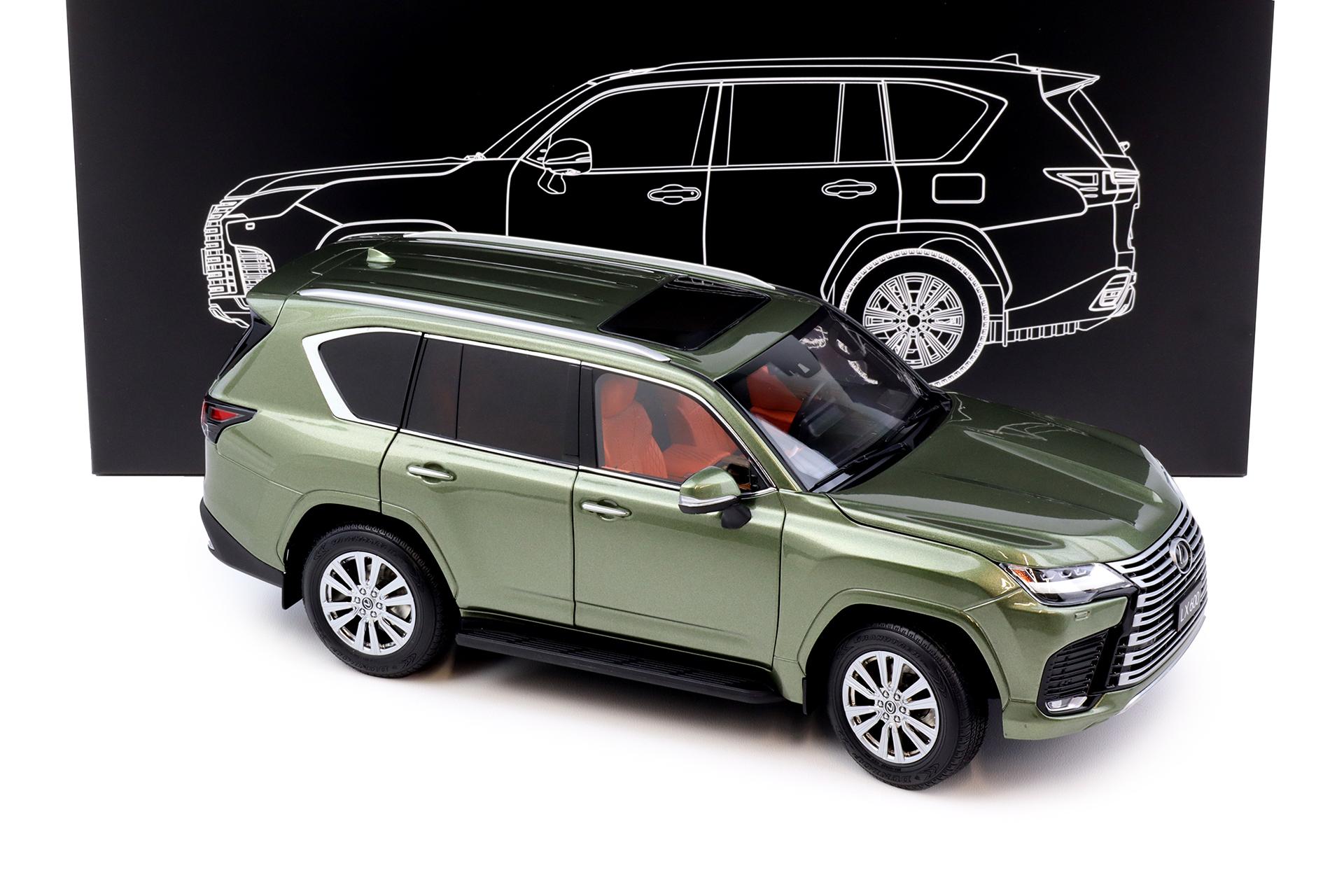 1:18 LCD Models Lexus LX600 SUV 2024 Nori green metallic LCD18021-NG