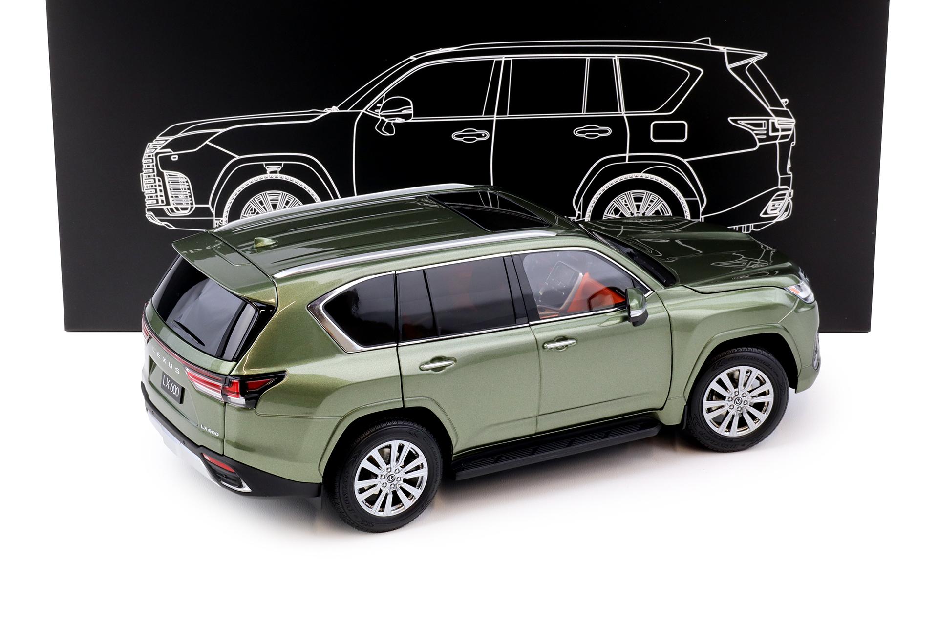 1:18 LCD Models Lexus LX600 SUV 2024 Nori green metallic LCD18021-NG