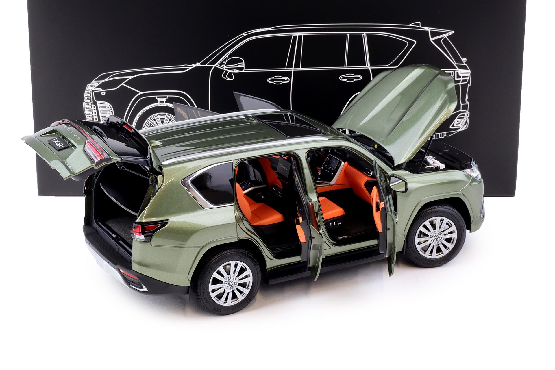 1:18 LCD Models Lexus LX600 SUV 2024 Nori green metallic LCD18021-NG