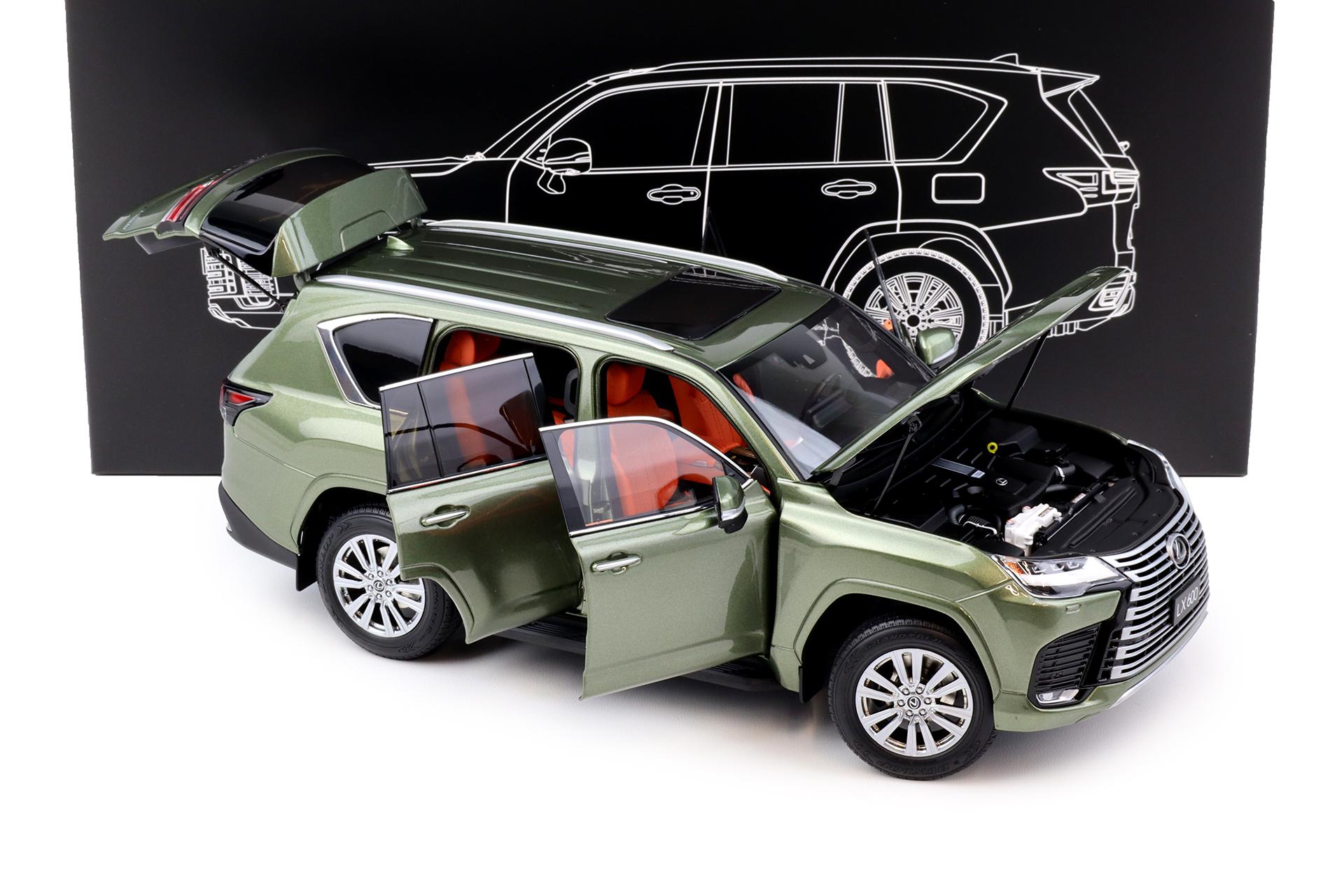 1:18 LCD Models Lexus LX600 SUV 2024 Nori green metallic LCD18021-NG