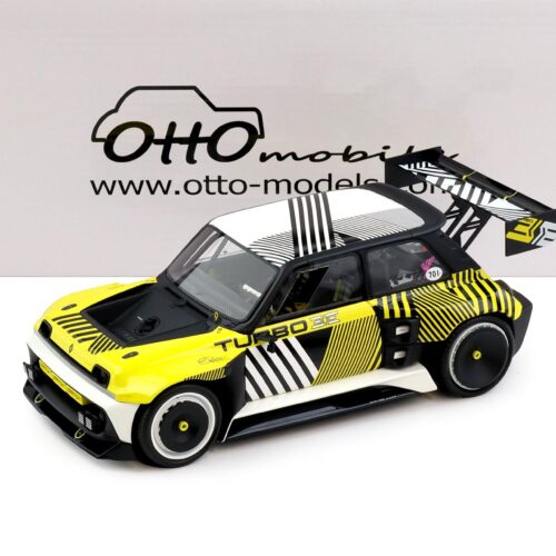 1:18 OTTO mobile OT1171 Renault 5 Turbo 3E E-Tech RMC Look 2024 yellow/ black