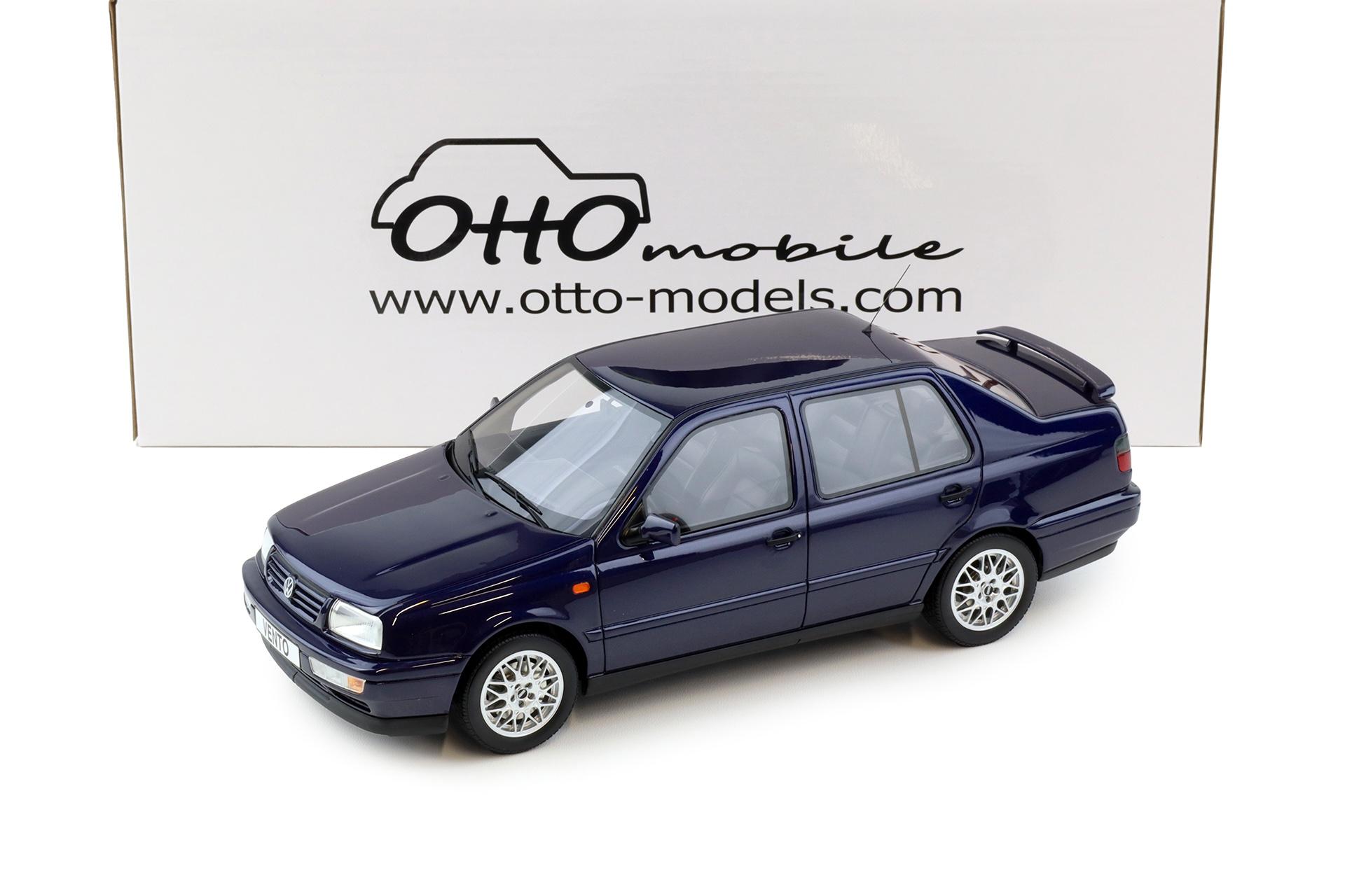 1:18 OTTO mobile OT496 VW Vento VR6 Sedan Mystic blue pearl 1996