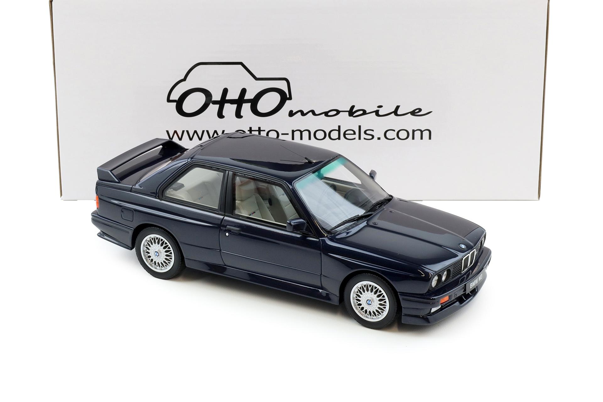 1:18 OTTO mobile OT1216 BMW M3 E30 Europameister Macau blue metallic 1988