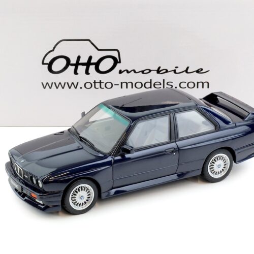 1:18 OTTO mobile OT1216 BMW M3 E30 Europameister Macau blue metallic 1988