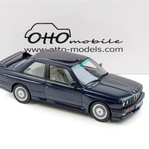 1:18 OTTO mobile OT1216 BMW M3 E30 Europameister Macau blue metallic 1988