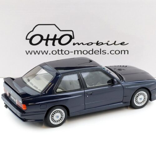 1:18 OTTO mobile OT1216 BMW M3 E30 Europameister Macau blue metallic 1988