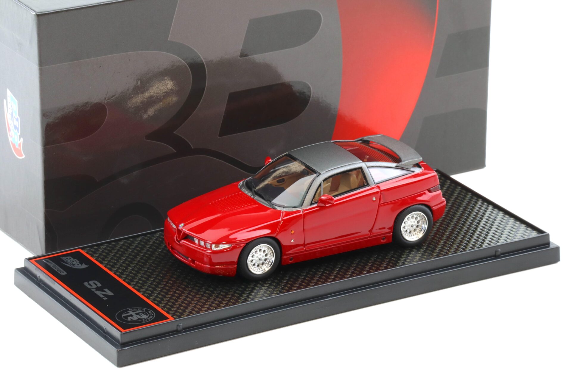 1:43 BBR Alfa Romeo SZ Rosso red 1989 - Limited 250 pcs.