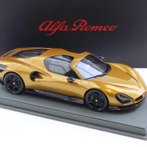 1:18 BBR Alfa Romeo 33 Stradale Ocra gold metallic - Limited 133 pcs.