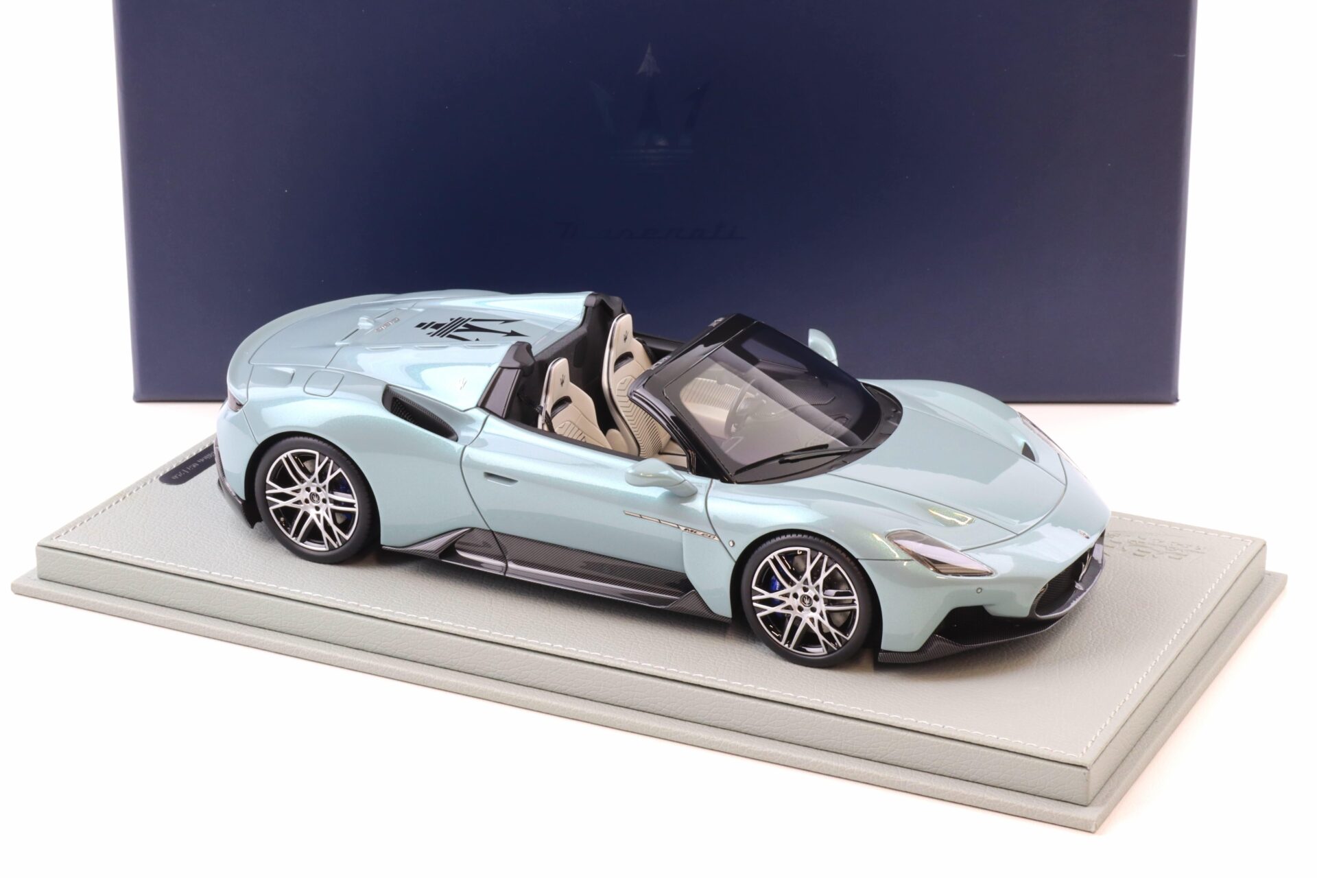 1:18 BBR Maserati MC20 Roadster 2022 Cielo Acqua Marina - Limited 250 pcs.