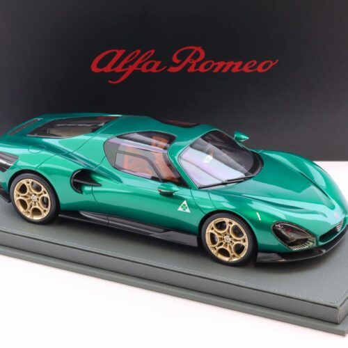 1:18 BBR Alfa Romeo 33 Stradale Verde Montreal green metallic - Limited 233 pcs.
