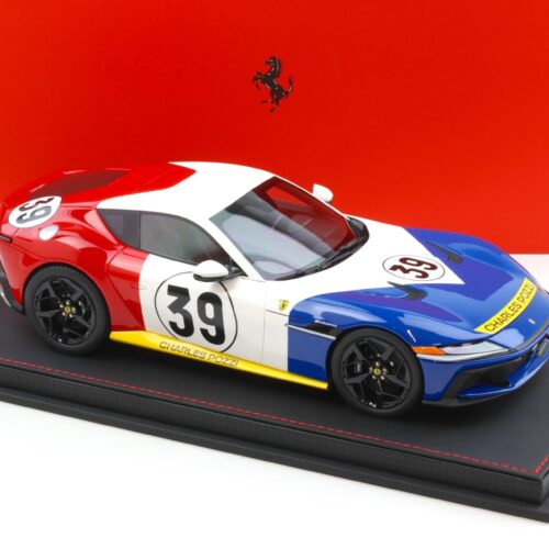 1:18 BBR Ferrari 12Cilindri Tribute to Le Mans 1972 Charles Pozzi #39 - Limited 48 pcs.