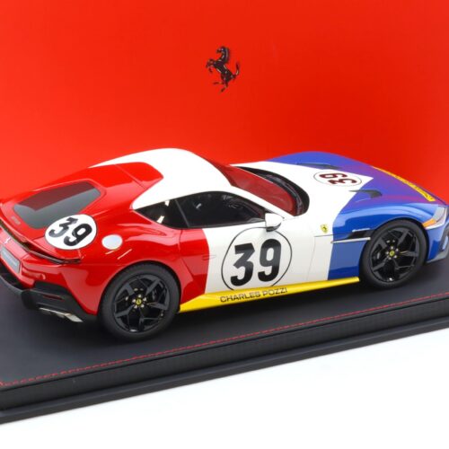 1:18 BBR Ferrari 12Cilindri Tribute to Le Mans 1972 Charles Pozzi #39 - Limited 48 pcs.