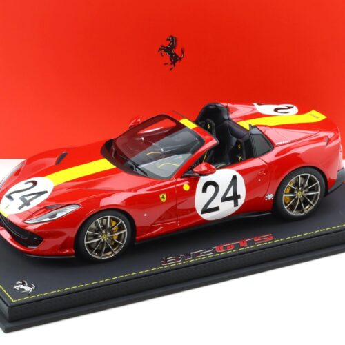 1:18 BBR Ferrari 812 GTS 2019 Inspired by F330 P4 red/ yellow #24 - Limited 68 pcs.