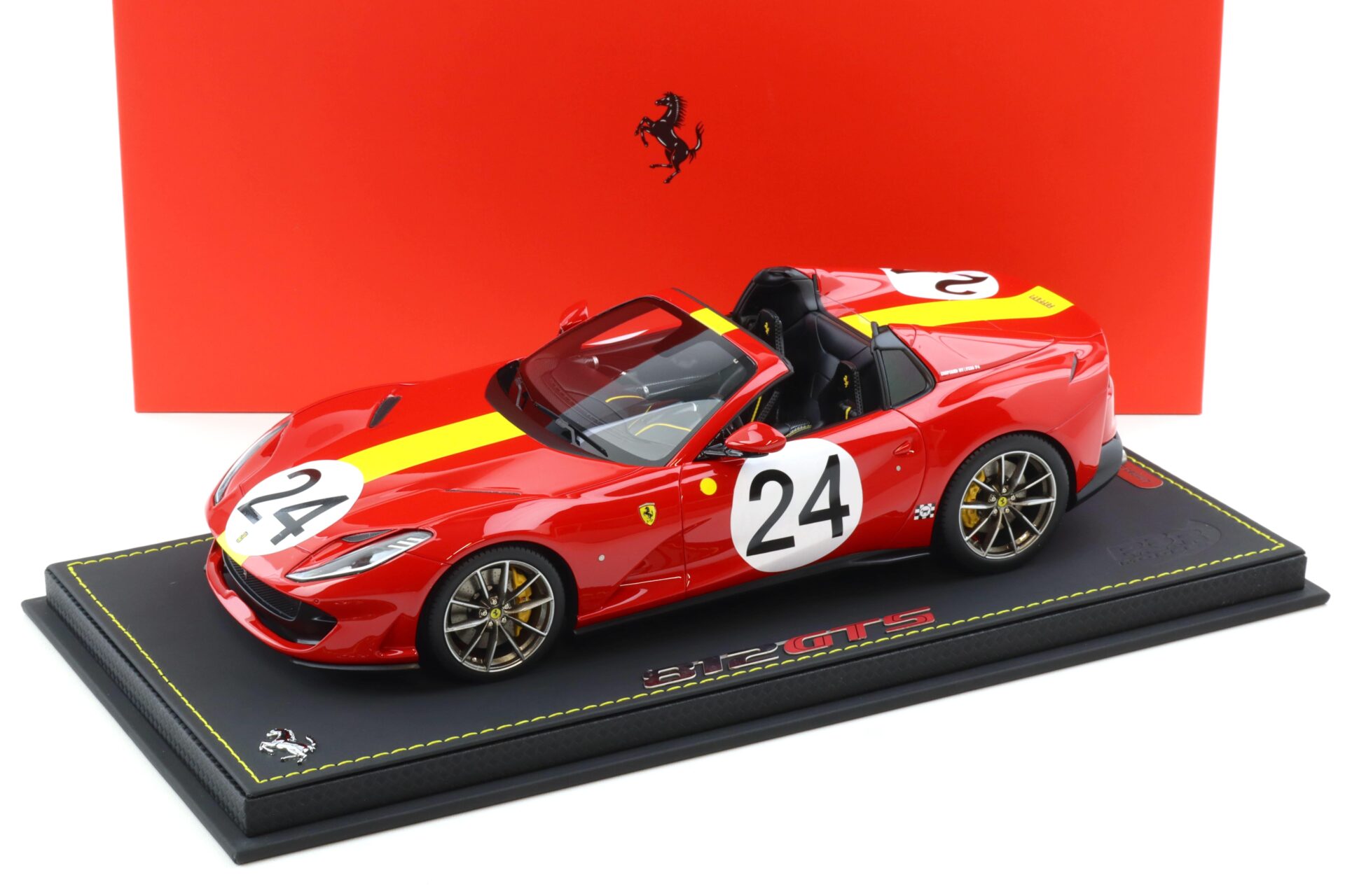 1:18 BBR Ferrari 812 GTS 2019 Inspired by F330 P4 red/ yellow #24 - Limited 68 pcs.