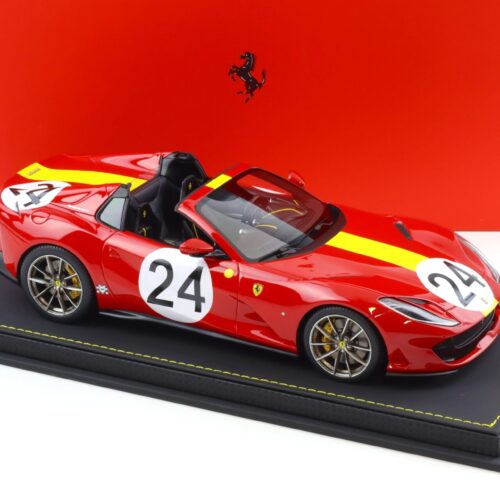 1:18 BBR Ferrari 812 GTS 2019 Inspired by F330 P4 red/ yellow #24 - Limited 68 pcs.
