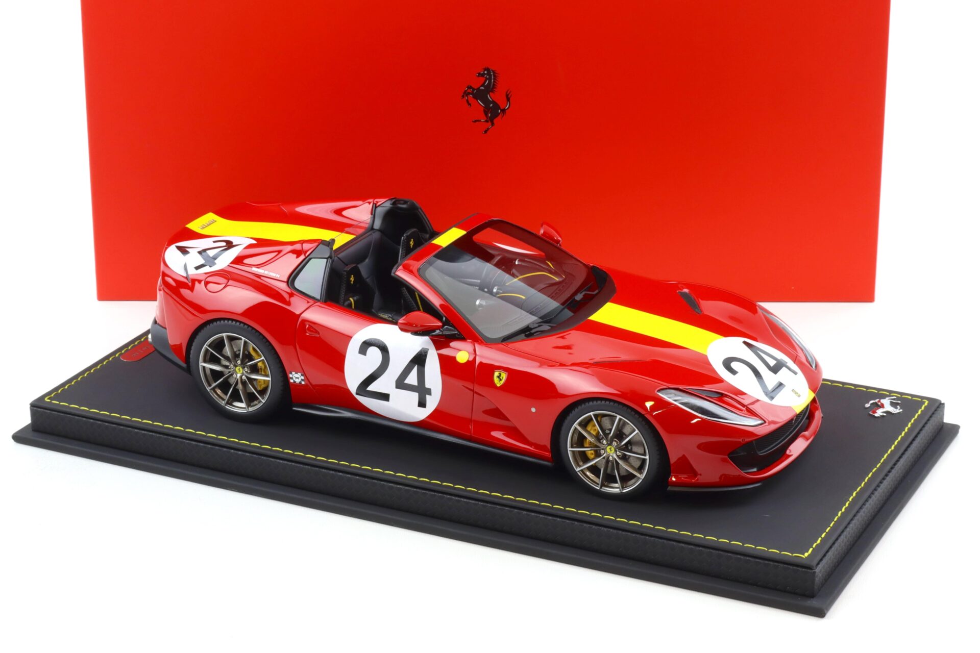 1:18 BBR Ferrari 812 GTS 2019 Inspired by F330 P4 red/ yellow #24 - Limited 68 pcs.