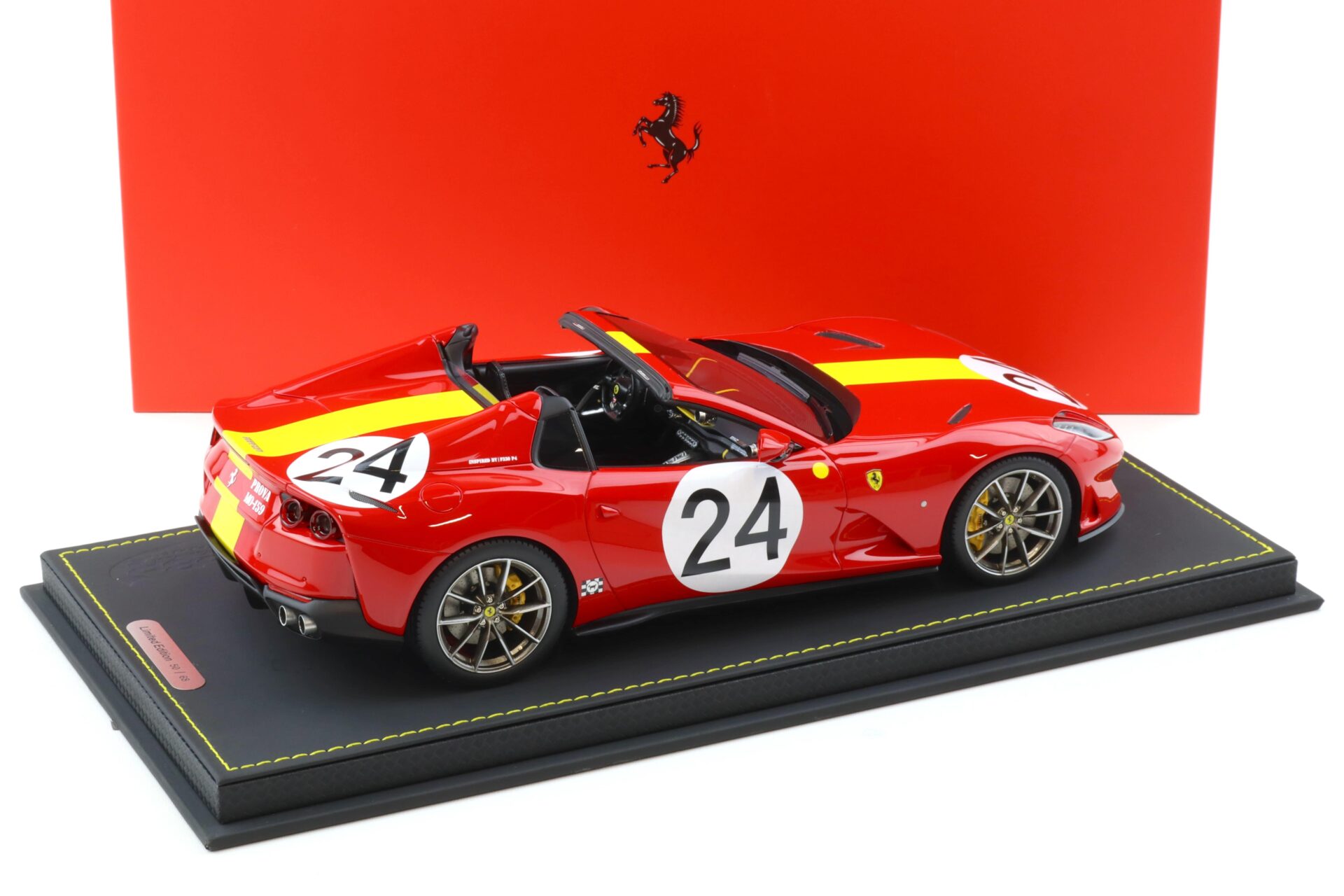 1:18 BBR Ferrari 812 GTS 2019 Inspired by F330 P4 red/ yellow #24 - Limited 68 pcs.