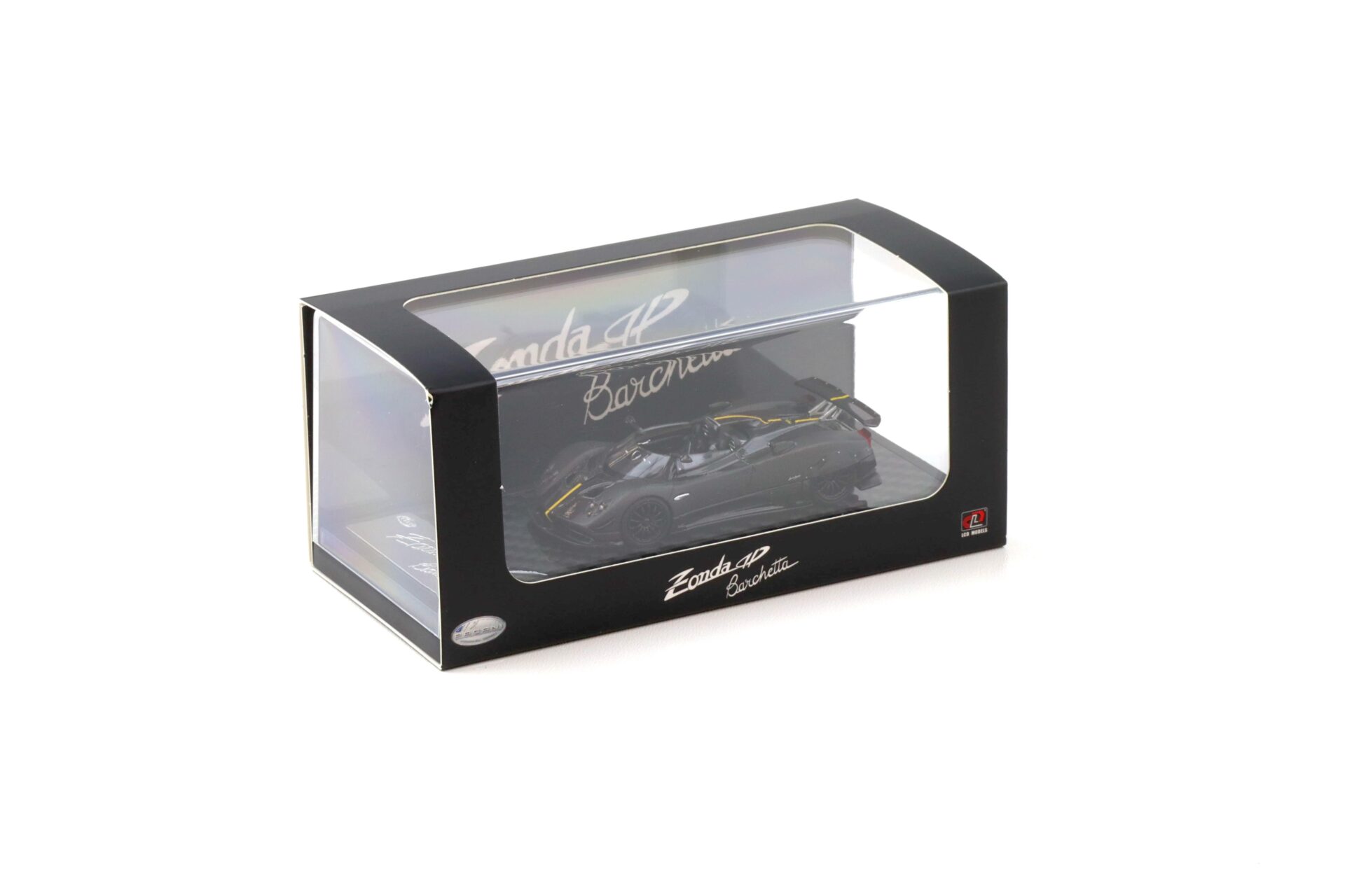 1:64 LCD Models Pagani Zonda HP Barchetta Carbon black LCD64018-CB