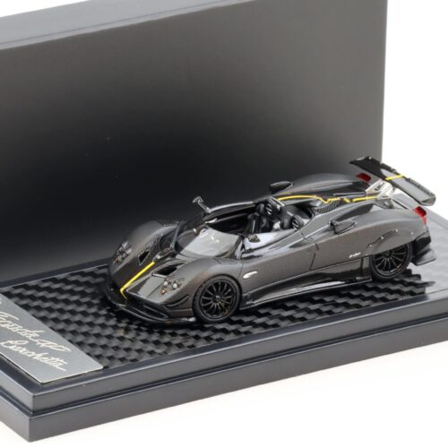 1:64 LCD Models Pagani Zonda HP Barchetta Carbon black LCD64018-CB