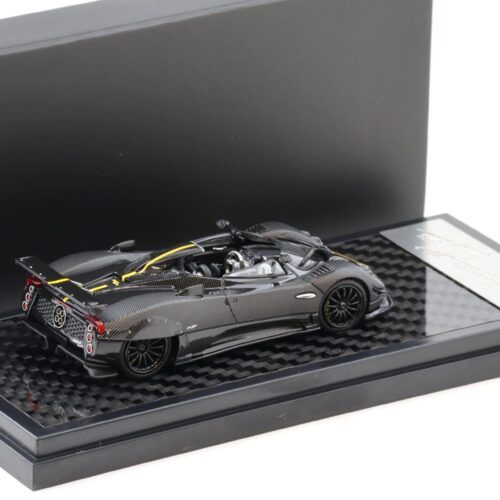 1:64 LCD Models Pagani Zonda HP Barchetta Carbon black LCD64018-CB