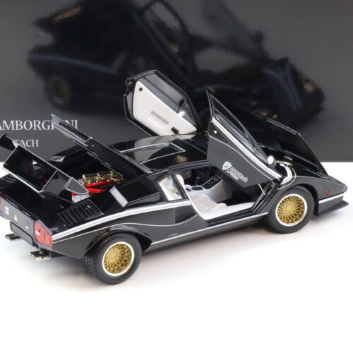 1:18 Kyosho Lamborghini Countach LP 500R Coupe black/ gold wheels 08320C