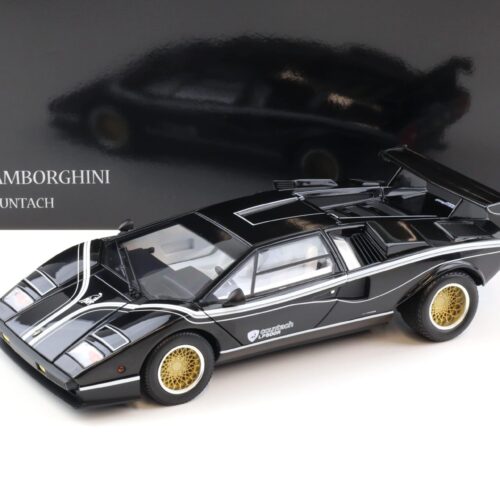 1:18 Kyosho Lamborghini Countach LP 500R Coupe black/ gold wheels 08320C