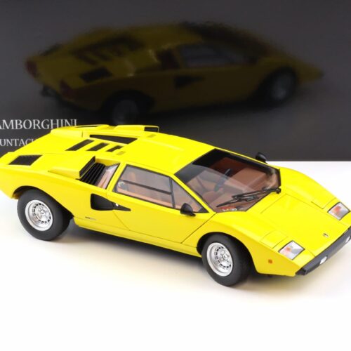 1:18 Kyosho Lamborghini Countach LP 400 Coupe yellow KS08321YT